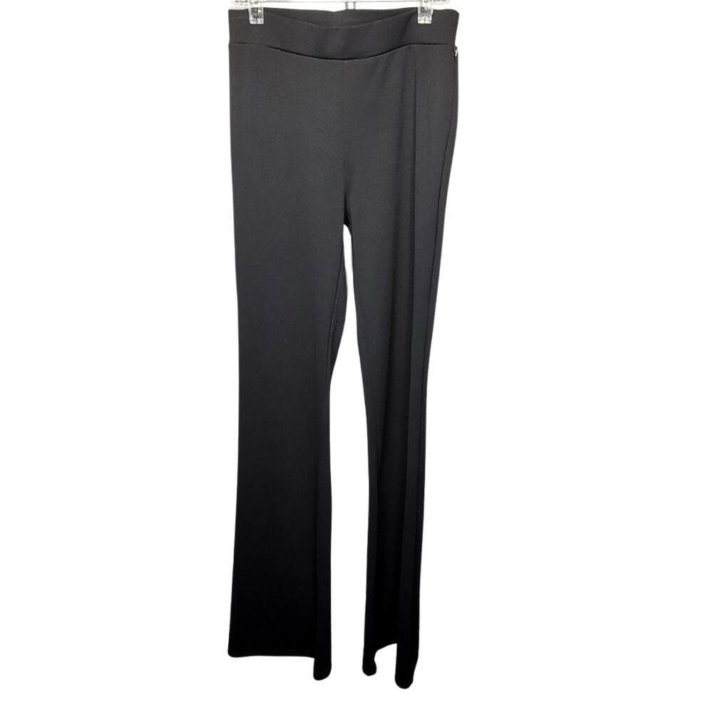 Bisou Bisou Black Straight-Leg Trousers